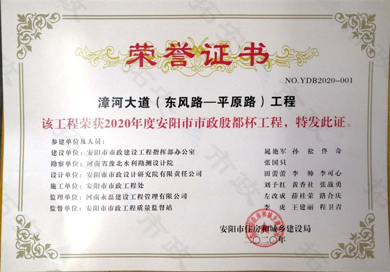 漳河大道 市級(jí)殷都杯