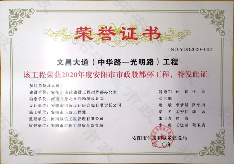 文昌大道市級(jí)殷都杯